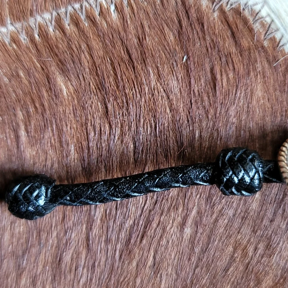 Concho western Bracelet Skull Cross Cowboy leather